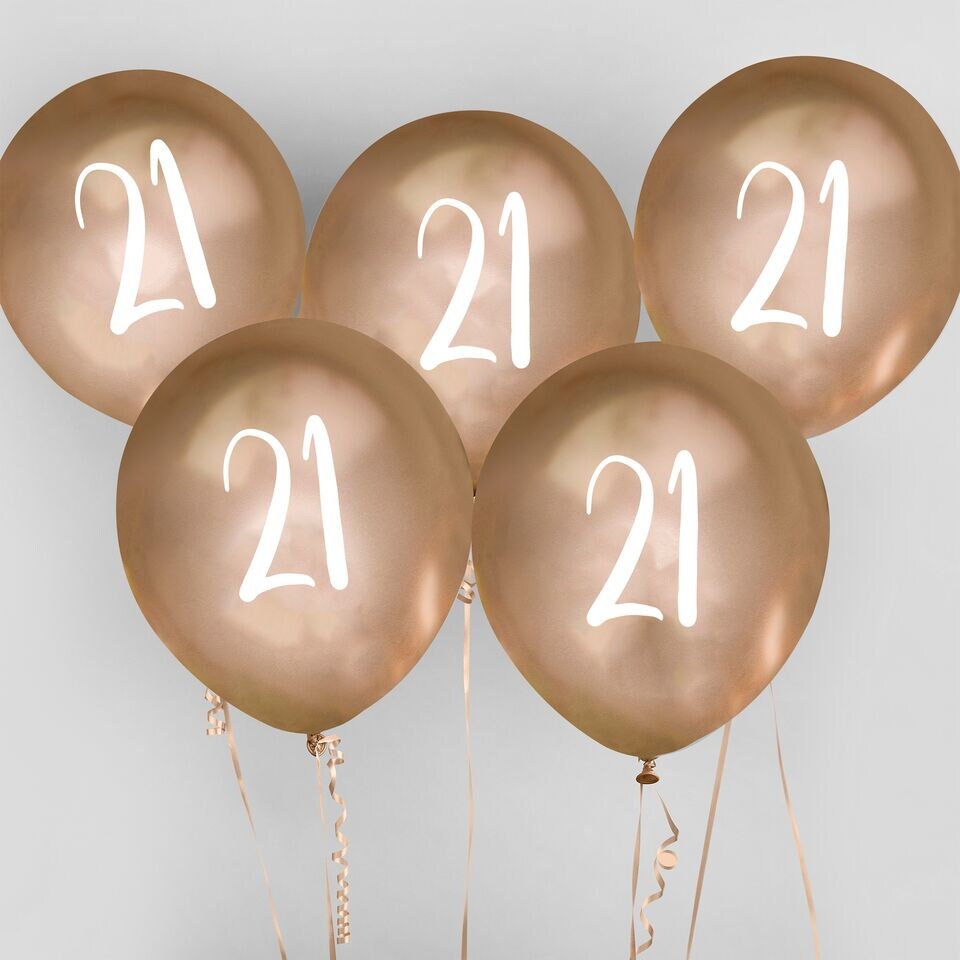 21st balloons