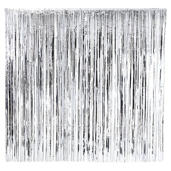 Silver Fringe Curtain