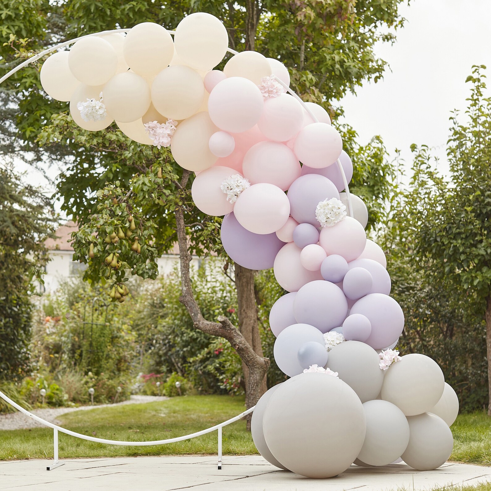 Pastel Balloon Garland Birthday Party Decorations Lilac Etsy UK