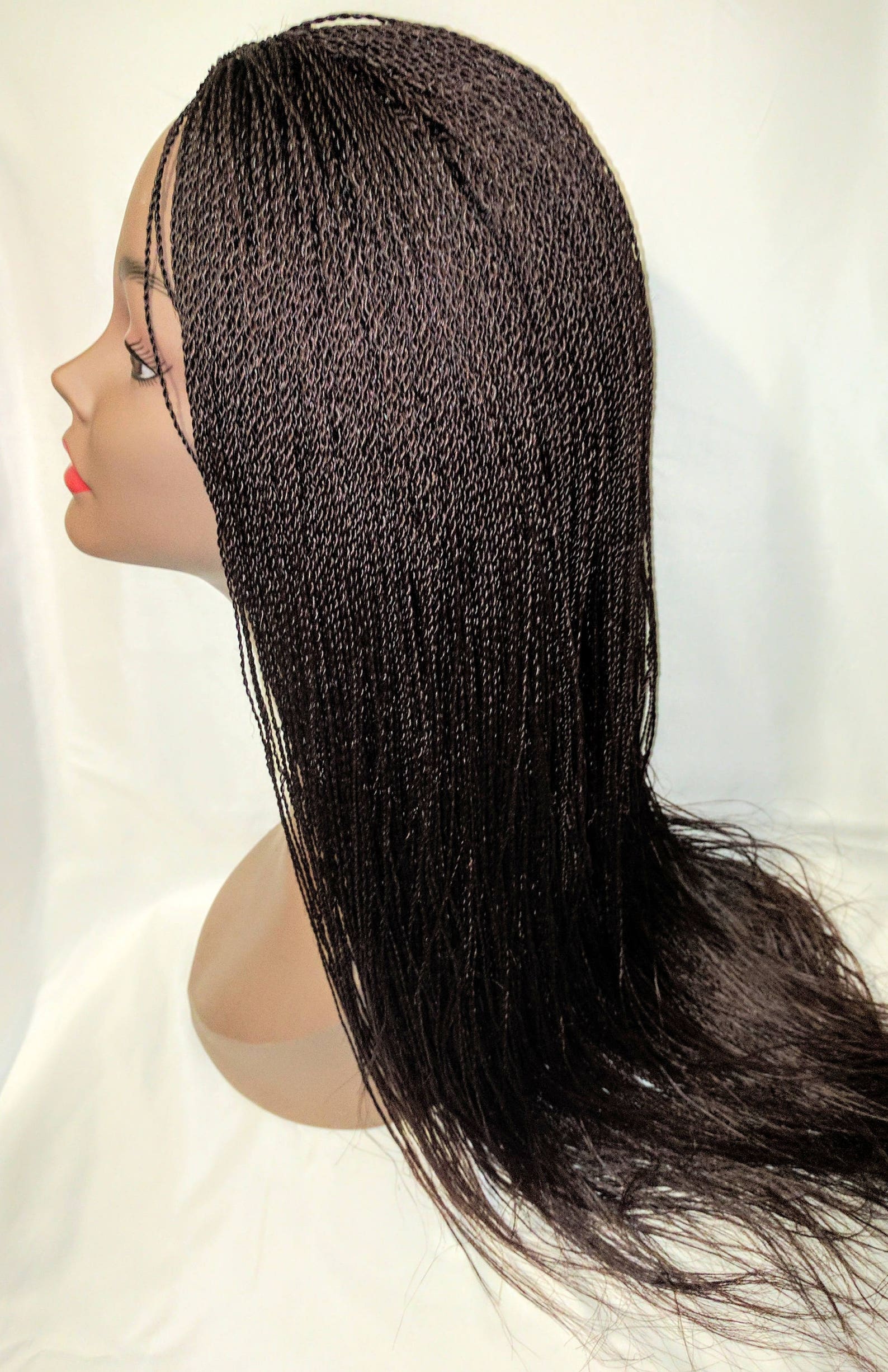 Micro Tiny Braided Twist Wig color 33 Etsy