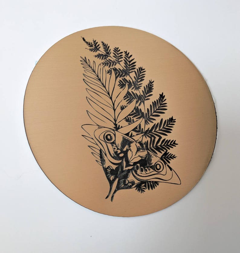 The Last of Us sticker, metallic gold. Ellie's tattoo from TLOU2, laser engraved. Great for laptops or notebooks TLOU inspired. image 3