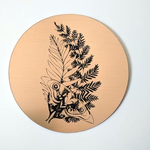 The Last of Us sticker, metallic gold. Ellie's tattoo from TLOU2, laser engraved. Great for laptops or notebooks TLOU inspired. image 4