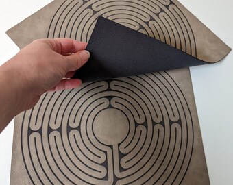 Finger Labyrinth - Large Labyrinth, Laser Engraved on Soft