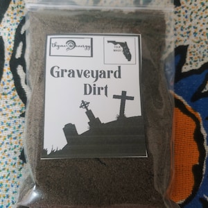 Graveyard Dirt - Hoodoo/Witchcraft Protection, Spirit Energy, Ancestors