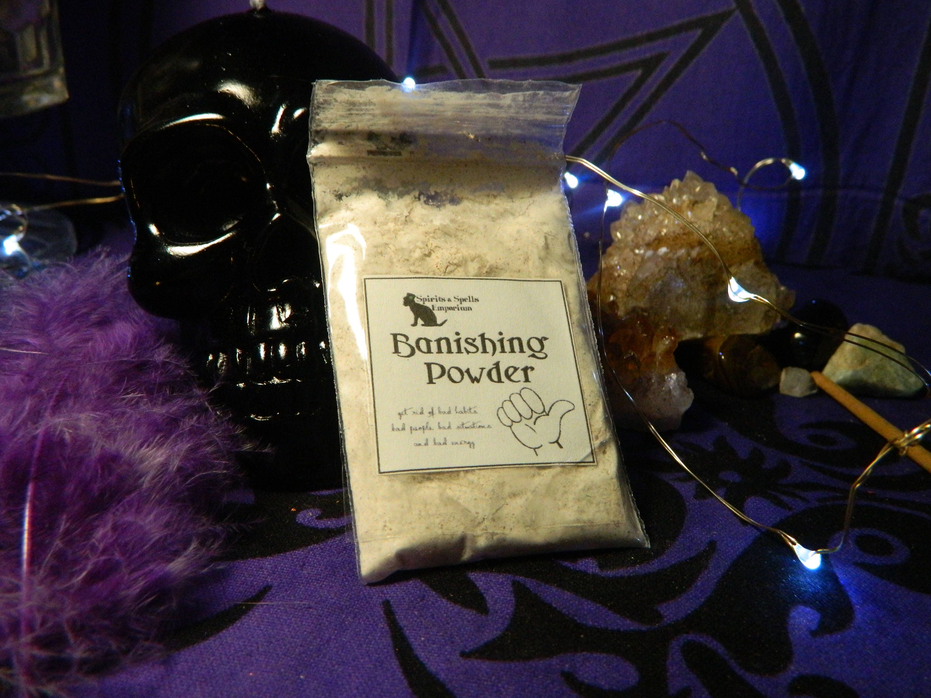 Banishing Powder - Hoodoo, Witchcraft, Rootwork, Banish, Remove Unwan…