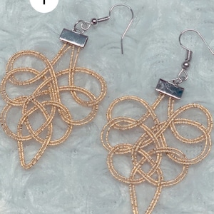 Mizuhiki accessories, mizuhiki earrings, handmade accessories