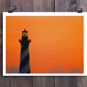 Cape Hatteras, North Carolina Lighthouse at Sunrise Fine Art Photograph