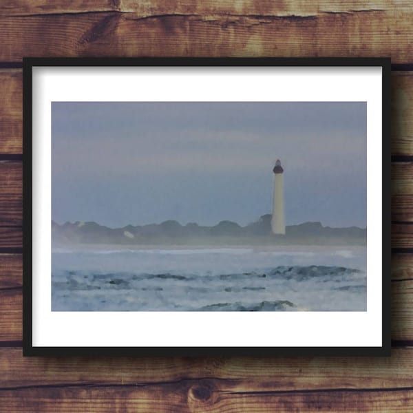 Cape May, New Jersey Lighthouse Digital Art Print