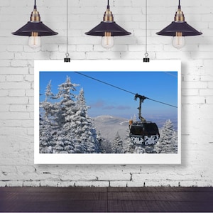 Killington, Vermont Ski Gondola Fine Art Photograph