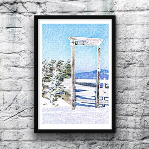 Jay Peak, Vermont Face Chutes Trail Sign Digital Art Print 5x7 8x10 11x14 Wall Art Ski Decor Home Decor
