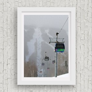 Killington, Vermont Gondola Art Print