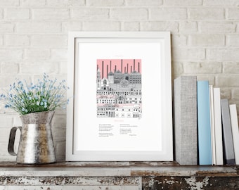 Splott, Cardiff | Sblot, Caerdydd - Print Rhithganfyddiad - Rhithganfyddiad Welsh Print Cymraeg