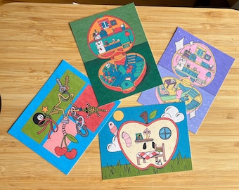 Mini Art Prints: Matte Cardstock (5.25x4 in)