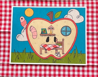 Worm House Art Print