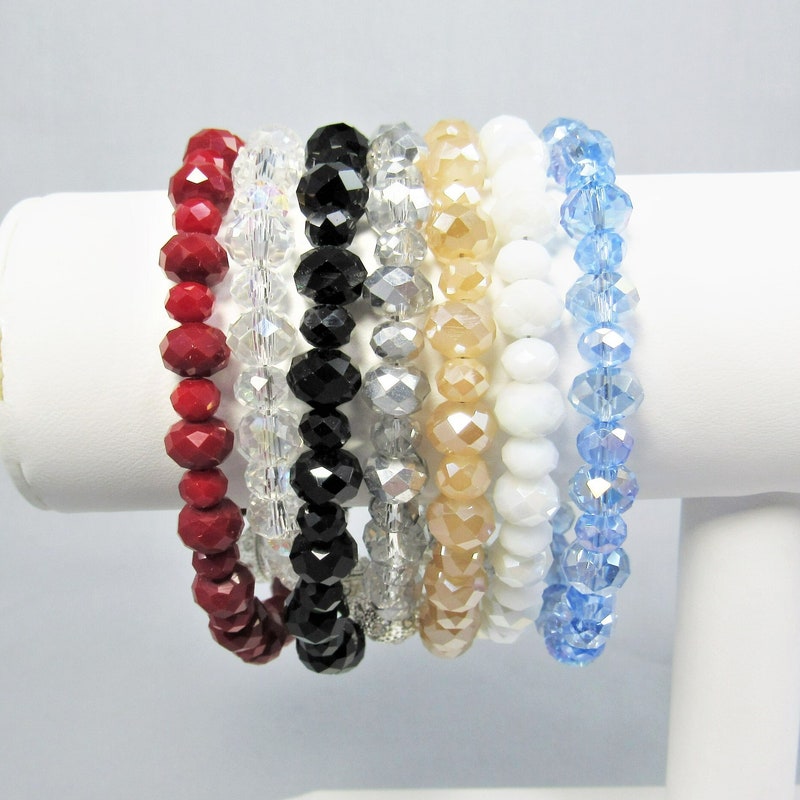 Glass Bead Magnet Bracelet main image 1