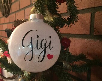 Gigi Ornament, Gigi Ornament Gift, Gigi Gift Ornament, Gigi Gift Ideas, Gift For Gigi, Gigi Christmas Gift, Gigi Christmas Ornament