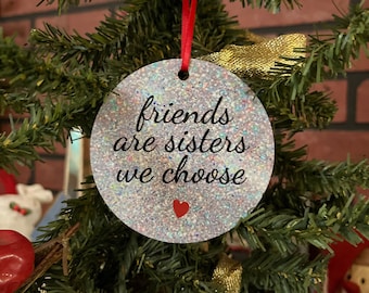 Best Friend Christmas Gift, Friend Christmas Ornaments, Friend Ornament Gift, Friend Ornament