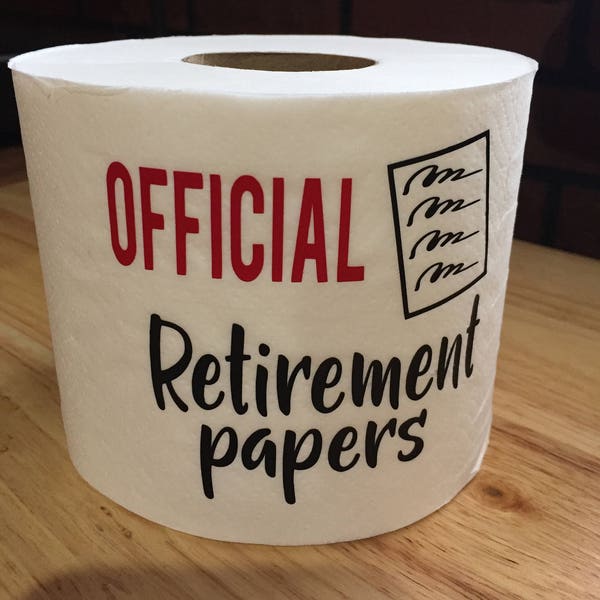 Funny Retirement Gag Gift, Retirement Gag Gift Funny, Gag Gift Funny Retirement, Official Retirement papers Gag Gift, Retirement Funny Gift