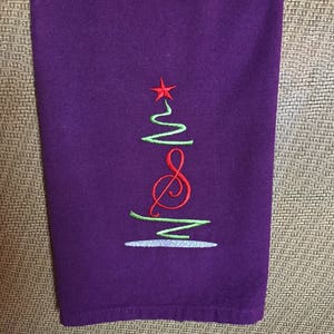 Personalized Christmas Kitchen Towel, Christmas Kitchen Towel Personalized, Kitchen Towel Personalized Christmas, Christmas Kitchen Decor image 2