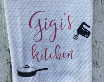 Gigi Kitchen Gift, Kitchen Gift Gigi, Gigi Gift Ideas, Gigi Birthday Gift, Gigi Christmas Gift