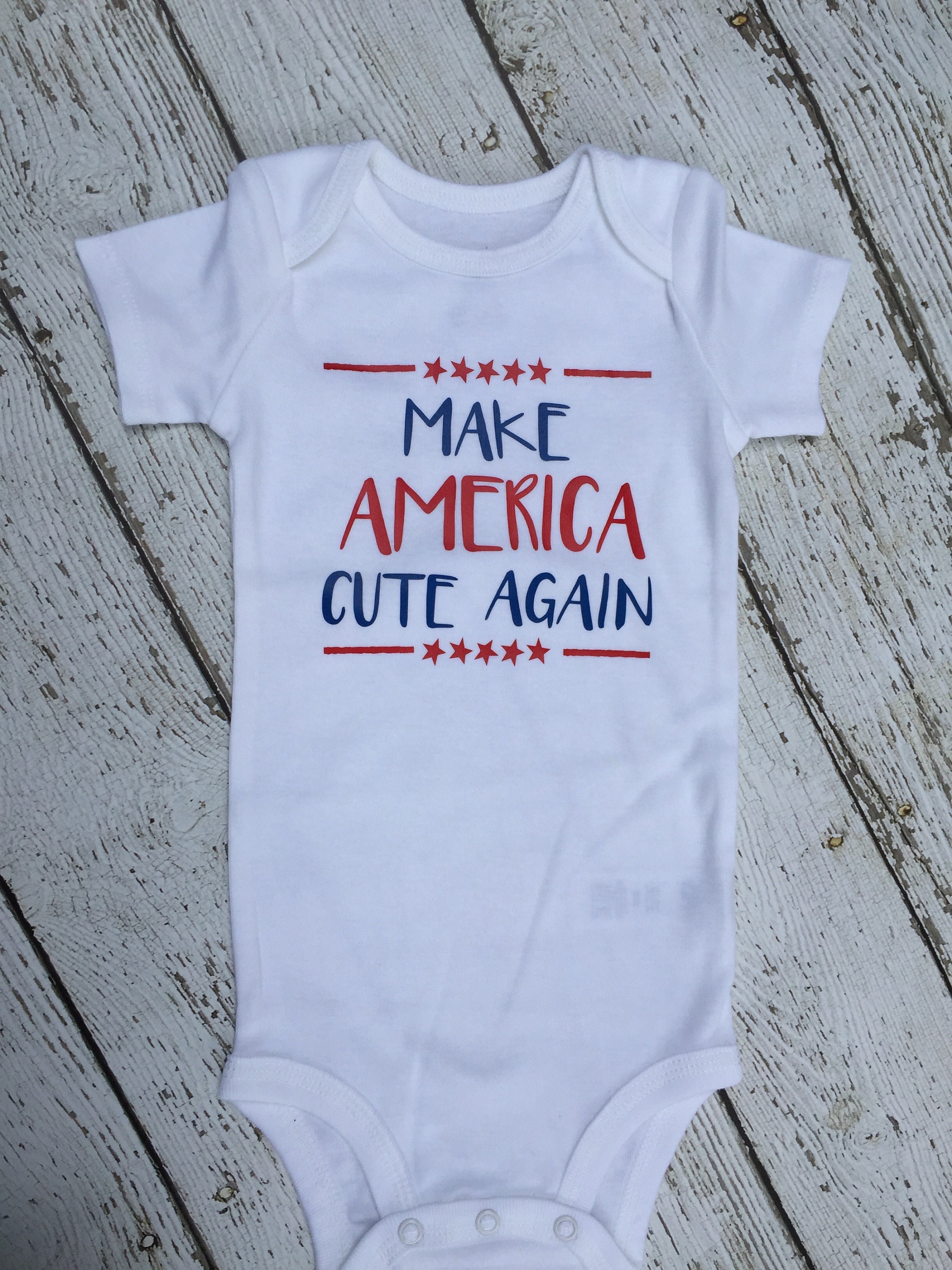 Make America Cute Again Baby Outfit, Baby Outfit Make America Cute