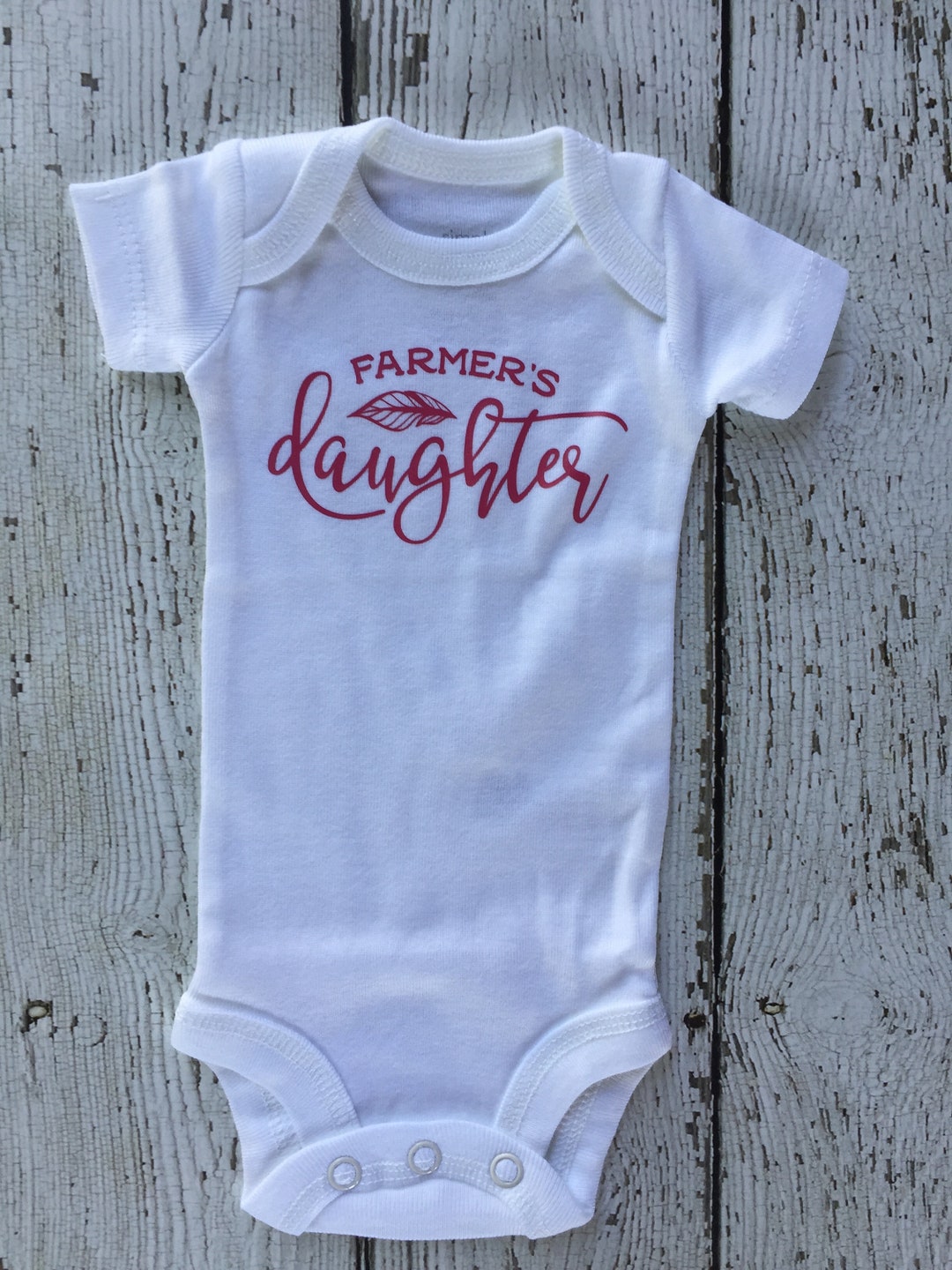 Farmer's Daughter, Farm Baby Outfit, Country Farm Baby Girl, Farmer