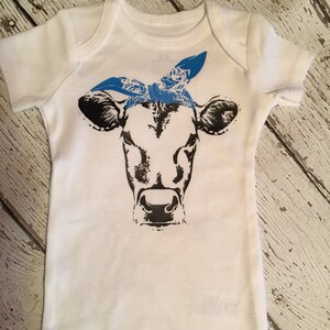 Cow Country Baby Outfit, Country Baby Cow Outfit, Cow Baby Country Outfit, Cow Baby Boy Baby Girl Outfit, Cow Baby Shower Gift, Country Baby BLUE