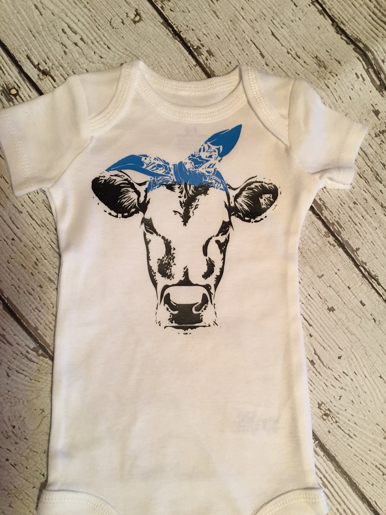 Cow Country Baby Outfit, Country Baby Cow Outfit, Cow Baby Country Outfit, Cow Baby Boy Baby Girl Outfit, Cow Baby Shower Gift, Country Baby BLUE