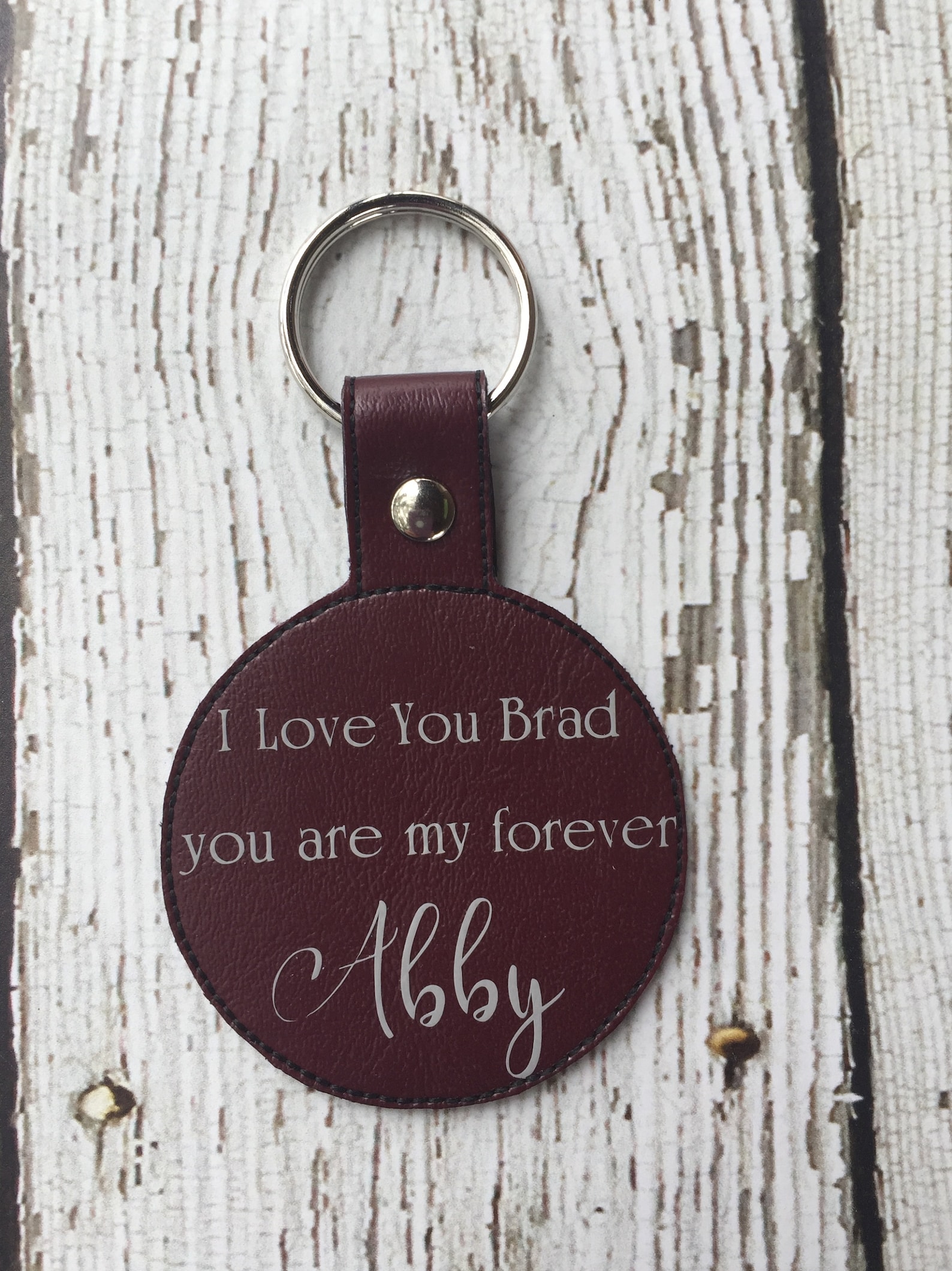 Personalized Boyfriend Keychain Boyfriend Keychain Etsy