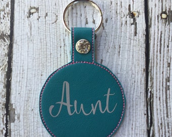 Personalized Aunt Keychain, Aunt Personalized Keychain, Keychain Personalized Aunt, Aunt Personalized Gift, Aunt Birthday Christmas Gift