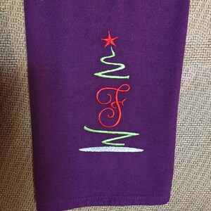 Personalized Christmas Kitchen Towel, Christmas Kitchen Towel Personalized, Kitchen Towel Personalized Christmas, Christmas Kitchen Decor image 1