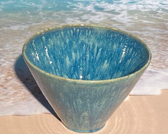 Ocean Bowl, Pottery Bowl, Ocean Planter, Wedding Gift, Serving Bowl, Ceramic Planter, Ceramic Bowl, Pottery Bowl, Anniversary Gift
