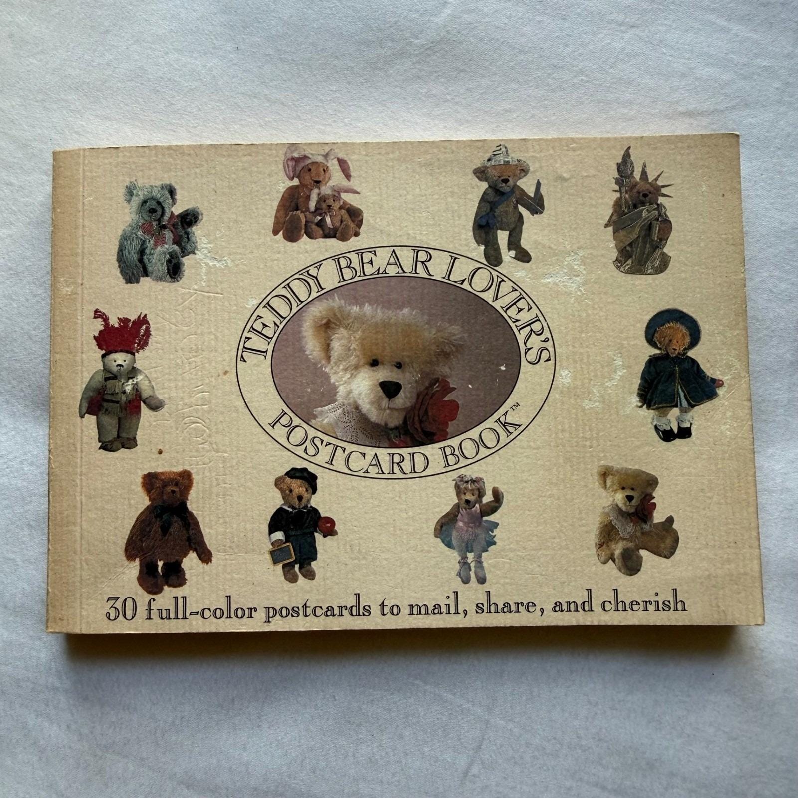 Teddy Bear Postcards - Etsy