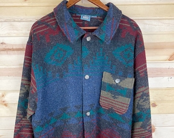Vintage Woolrich Oversized Southwestern Men's Jacket