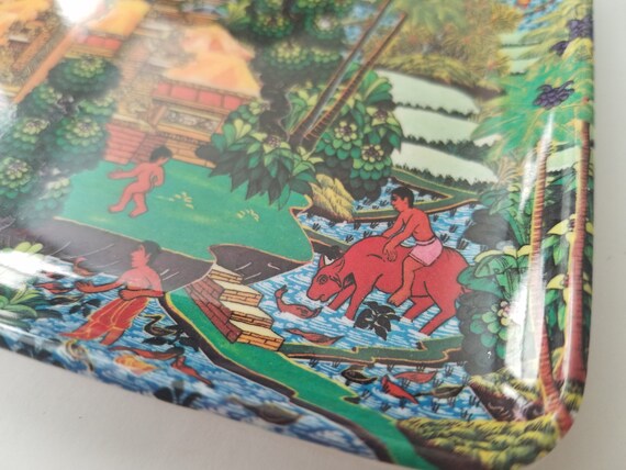 Decorative Crafts Inc Melamine Malmac Tray Italy Souvenir Etsy