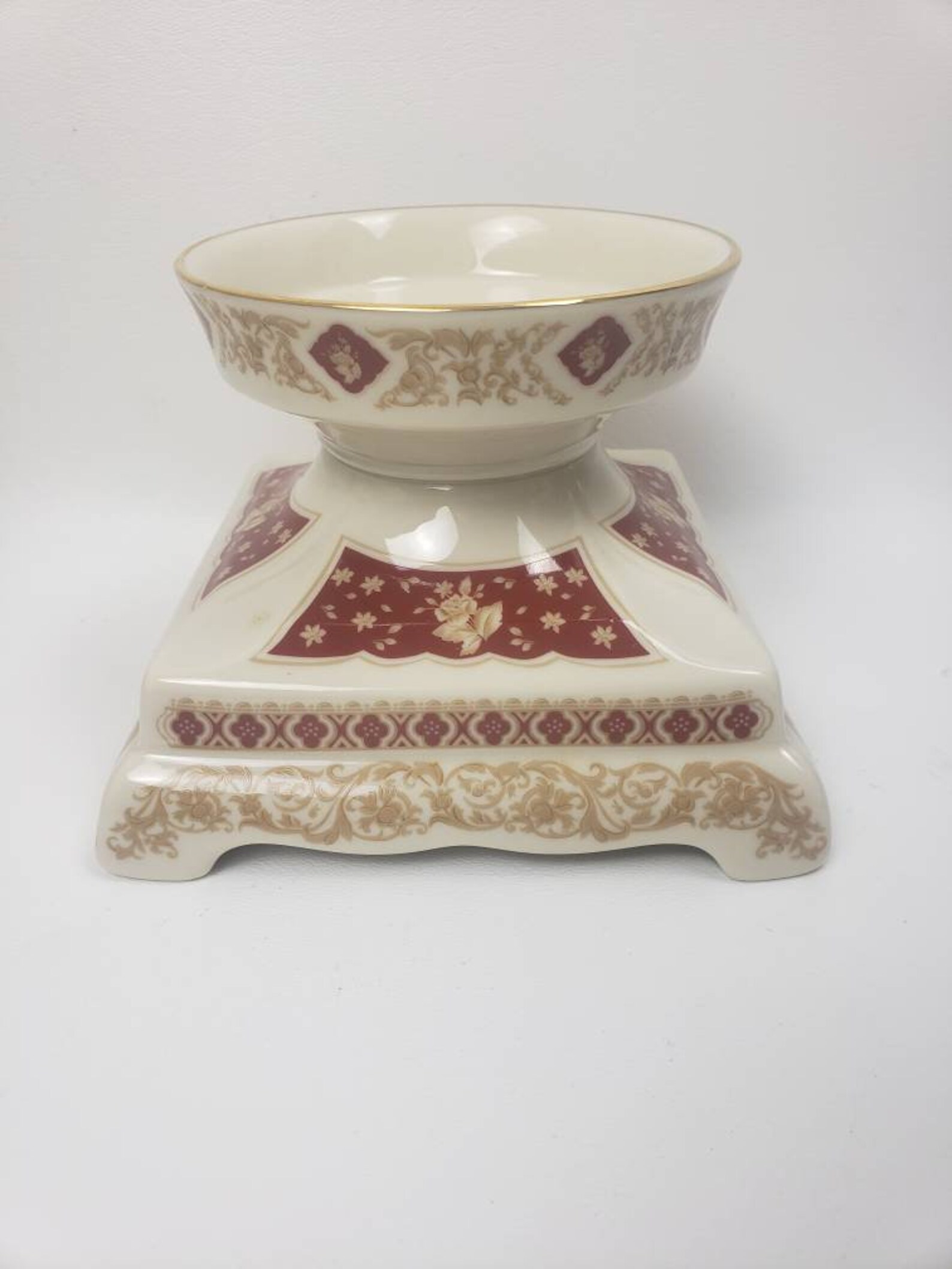 Lenox Pillar Pedestal Candle Holder Etsy