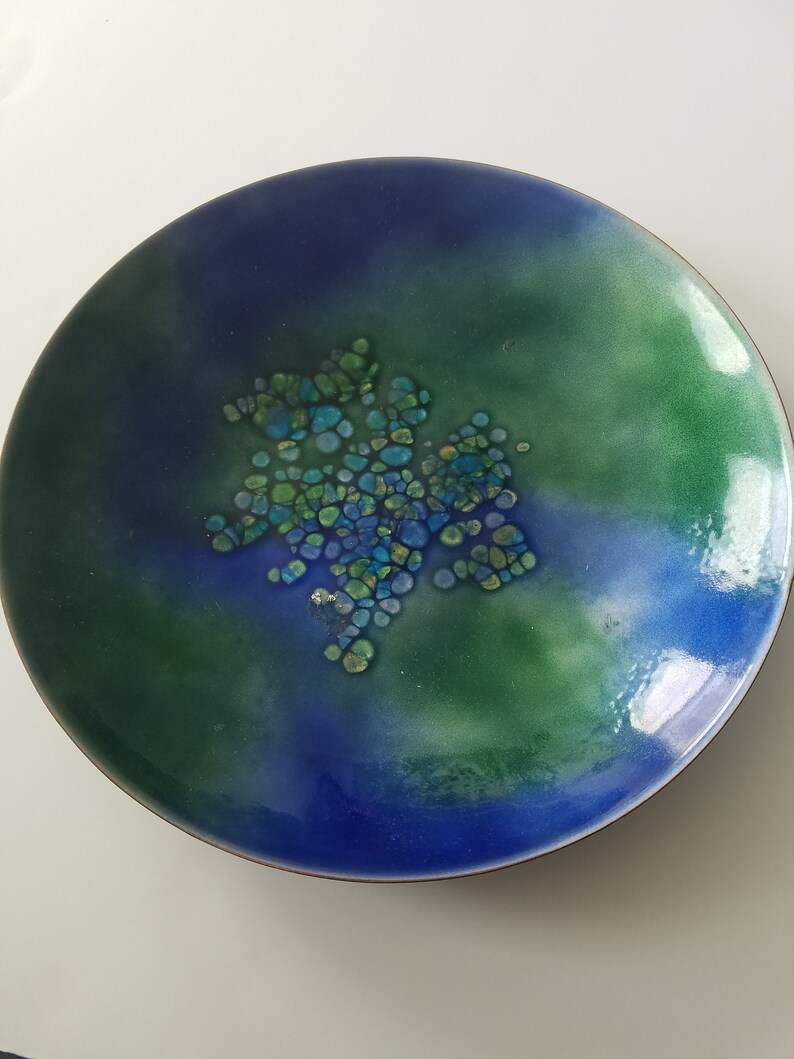 Enamel on Metal Plate Handcrafted by Bovano of Cheshire Etsy