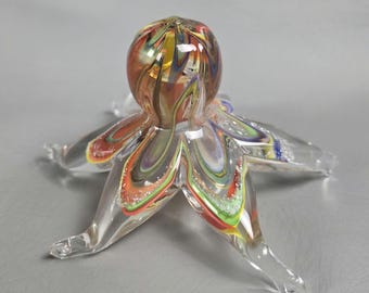 Murano Italy Art Glass Octopus Figure