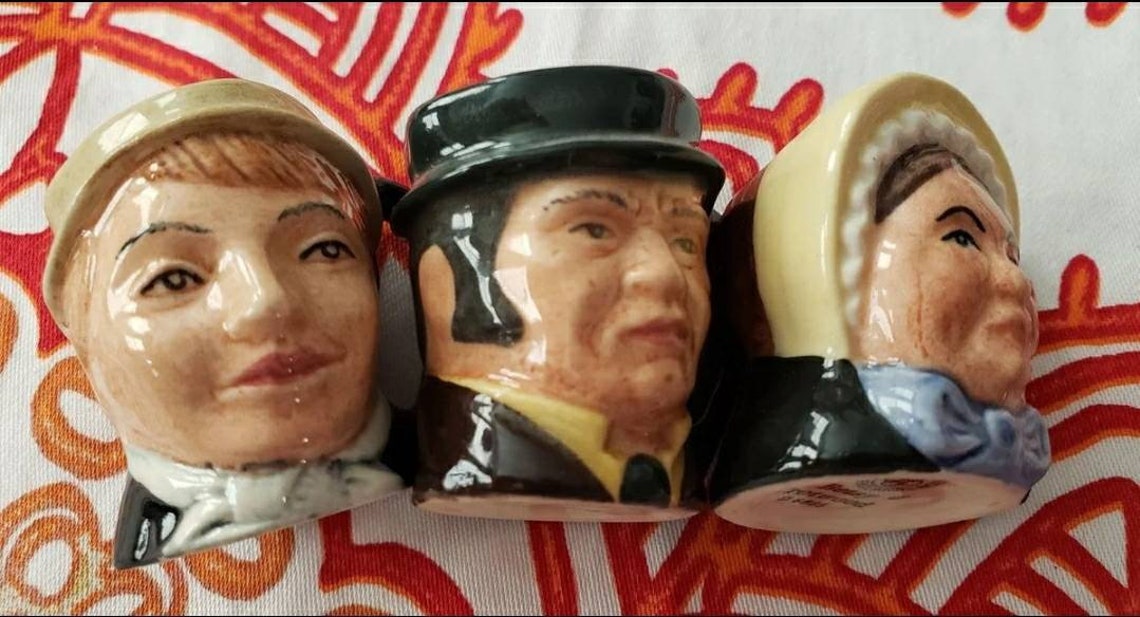 10 Royal Doulton Mini Toby Mugs England Etsy