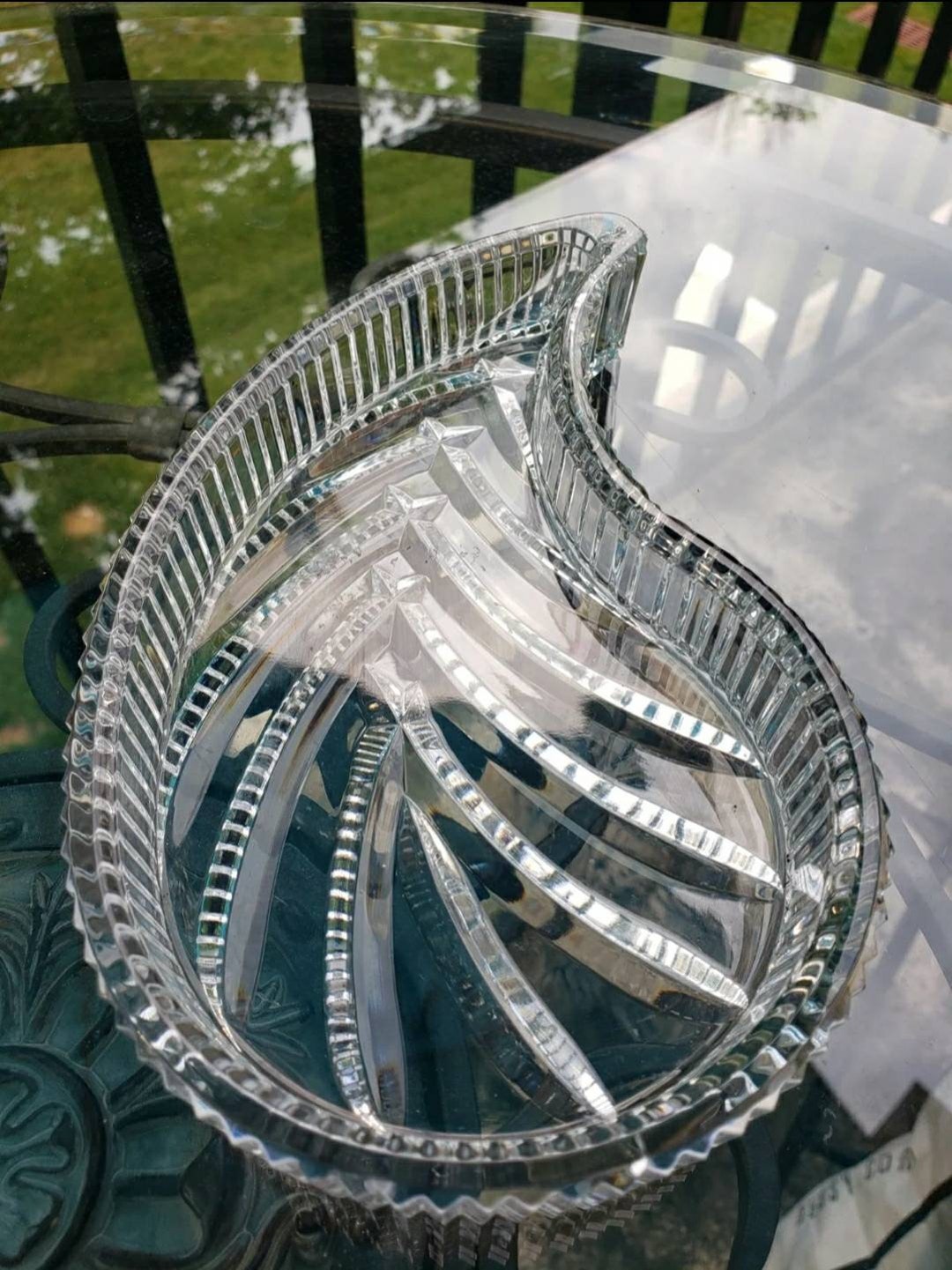 Waterford Crystal Paisley Dresser Tray Etsy