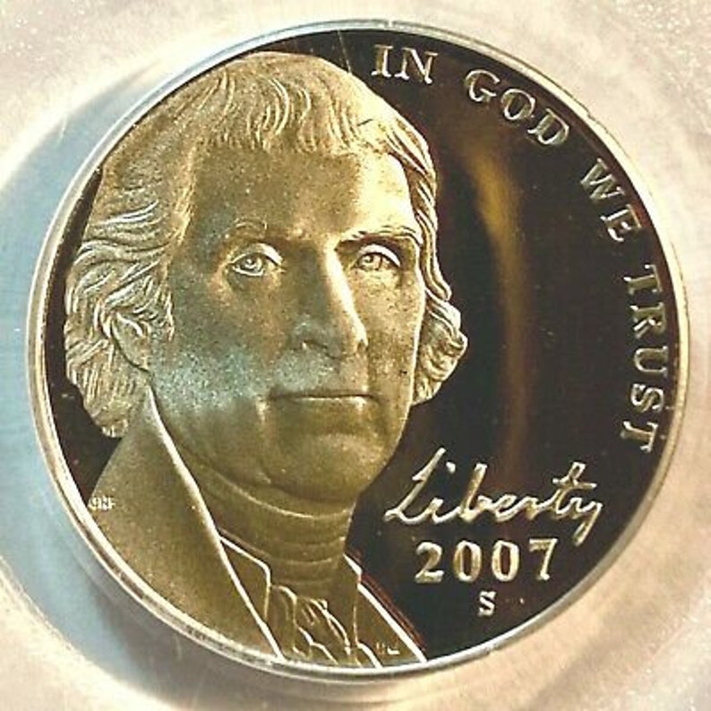 420 PCGS PR69 DCAM*** 2007-S Jefferson 5c Nickel