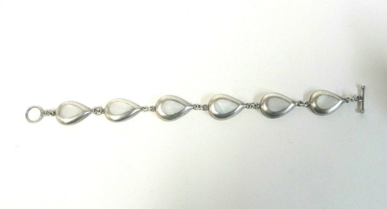 Sterling Silver 7.5 Mother of Pearl Bracelet 28.9g