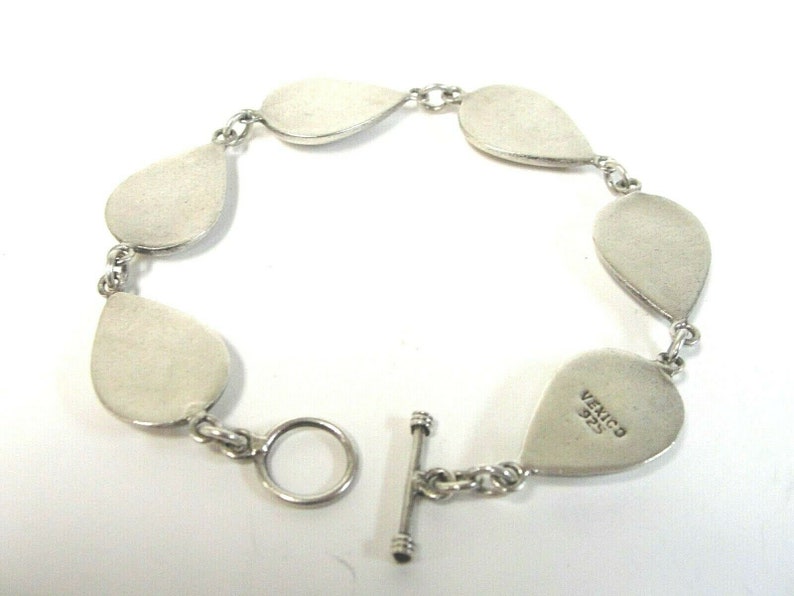 Sterling Silver 7.5 Mother of Pearl Bracelet 28.9g
