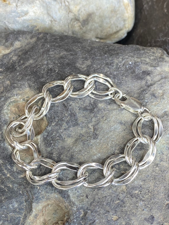 Sterling Silver 13mm Double Twisted Curb Link Chai