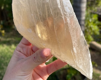 Rare Natural CITRINE Laser Cathedral Point from Brazil, Natural Citrine, Laser Quartz, Cathedral Quartz, Citrine Laser, Citrine Cathedral