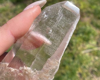 Rare: Laser Tabby formation High Grade Lodolite| Garden Quartz from Brazil