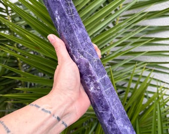 The 2.75+lb 15" Tall Galaxy Lepidolite Tower