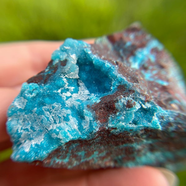 RARE: Natural Chrysocolla Gem Silica Quartz from Peru, Natural crystal, raw Chrysocolla, Gem Silica, Chrysocolla Chalcedony,Chrysocolla peru