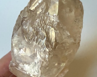Rare: Thousand Layer Quartz Citrine, with Elestial formations from Brazil