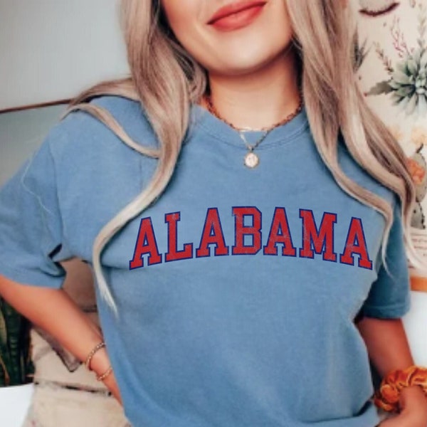 Comfort Colors Alabama Shirt, Alabama Tshirt, Comfort Colors Alabama Football, Tuscaloosa Comfort Colors, Alabama Tailgate Outfit, Bama Tee